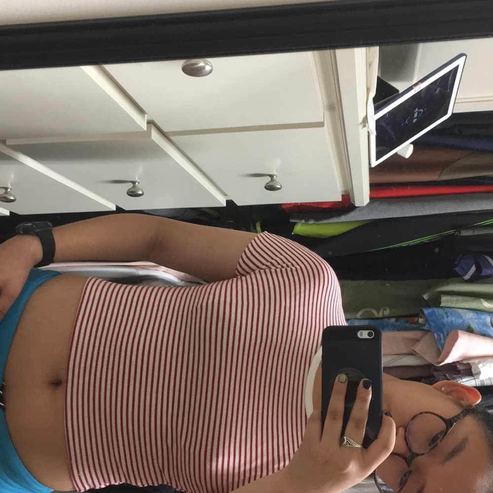 Zara Striped Crop Top